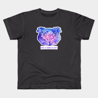 Galactic owl you need is love Kids T-Shirt